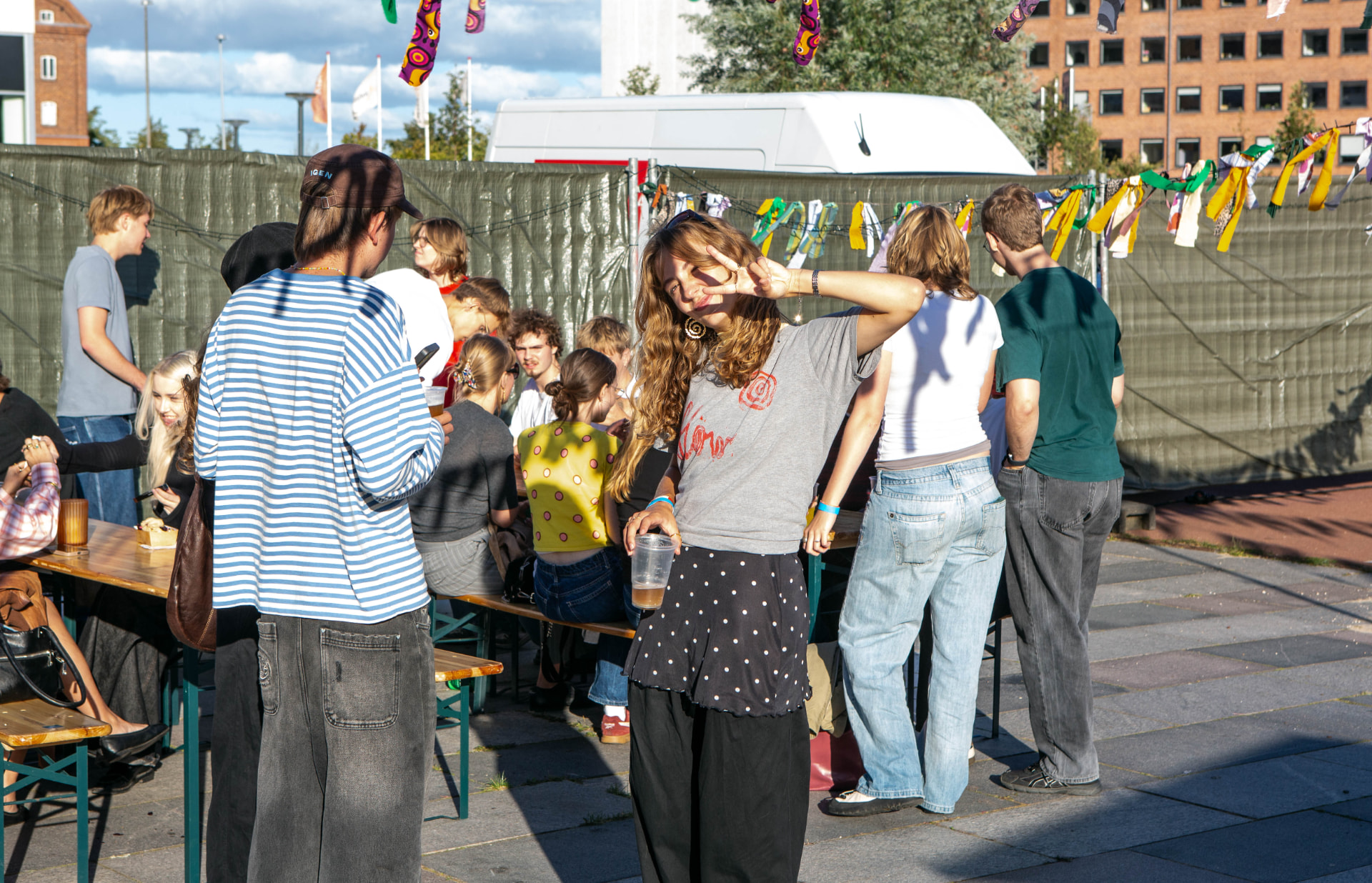 Stemning blandt publikum på FLOW Festival